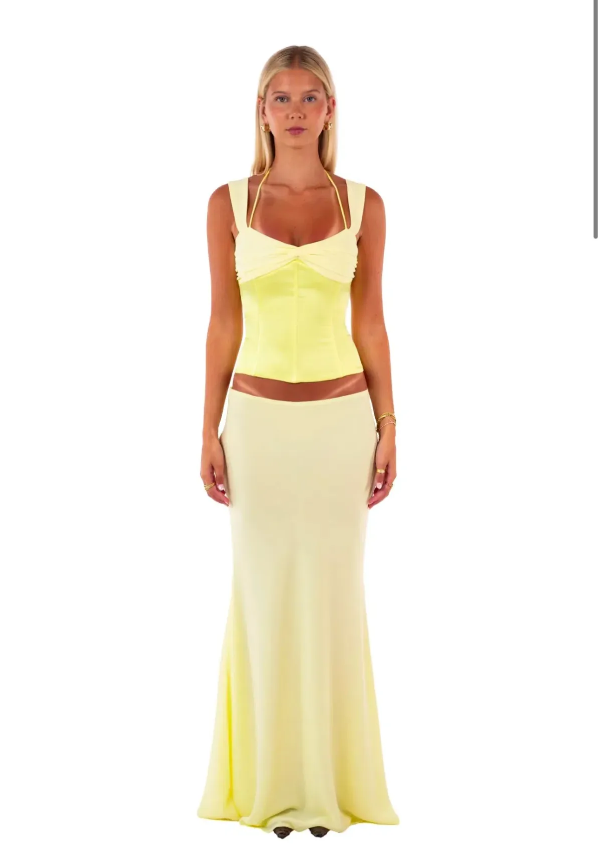 I AM DELILAH SCARLETT SET IN BUTTER SZ M - Image 1