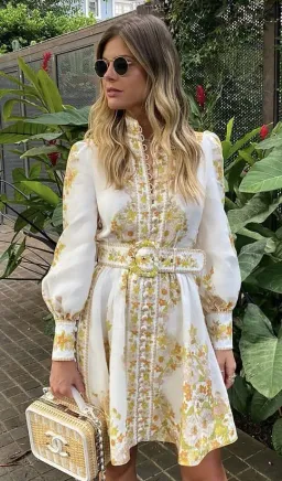 Zimmermann Super Eight Tubular mini dress size 0 for rent on The Volte - image 1