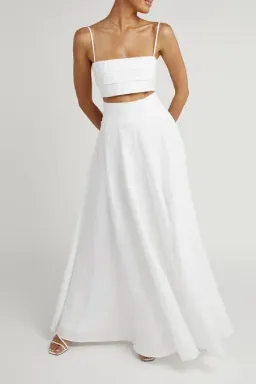 DISSH Aisle linen set white- Size 8 for rent on The Volte - image 2