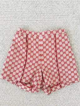 Gucci horsebait GG print high waist shorts- size 6 (XS) for rent on The Volte - image 3