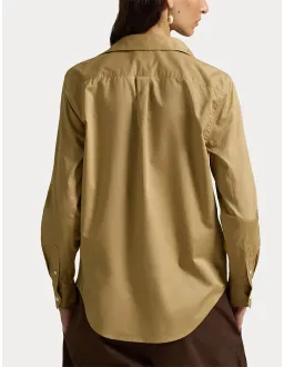 Polo Ralph Lauren Classic Fit Cotton Twill Shirt L Beige for rent on The Volte - image 2