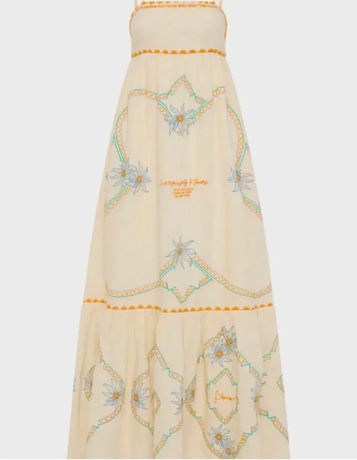 ANTIPODEON FLOWER SEEKER SUN DRESS IN SNOW DROP SIZE 8 - Image 8