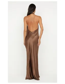 Bec + Bridge Elisia Wrap Maxi Dress Size 10 Milk Chocolate for rent on The Volte - image 5