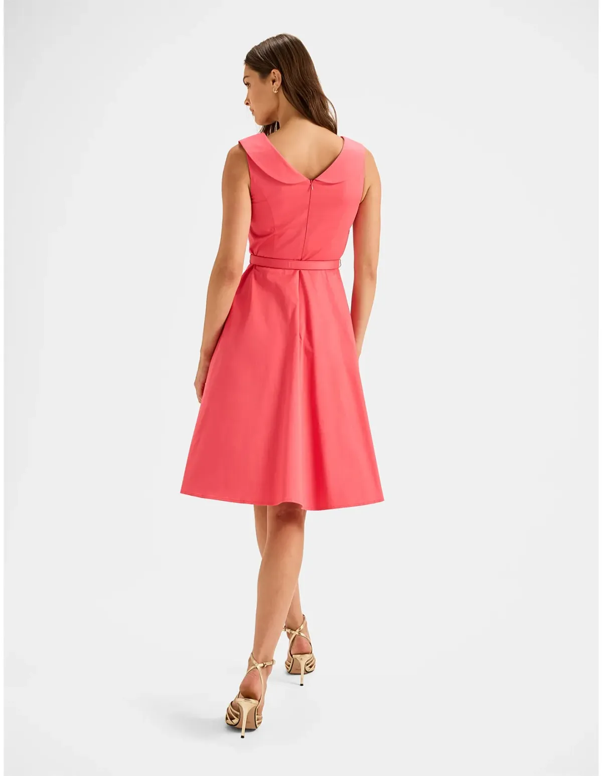 Review Oasis Tea Dress Pink Size 12 - Image 5