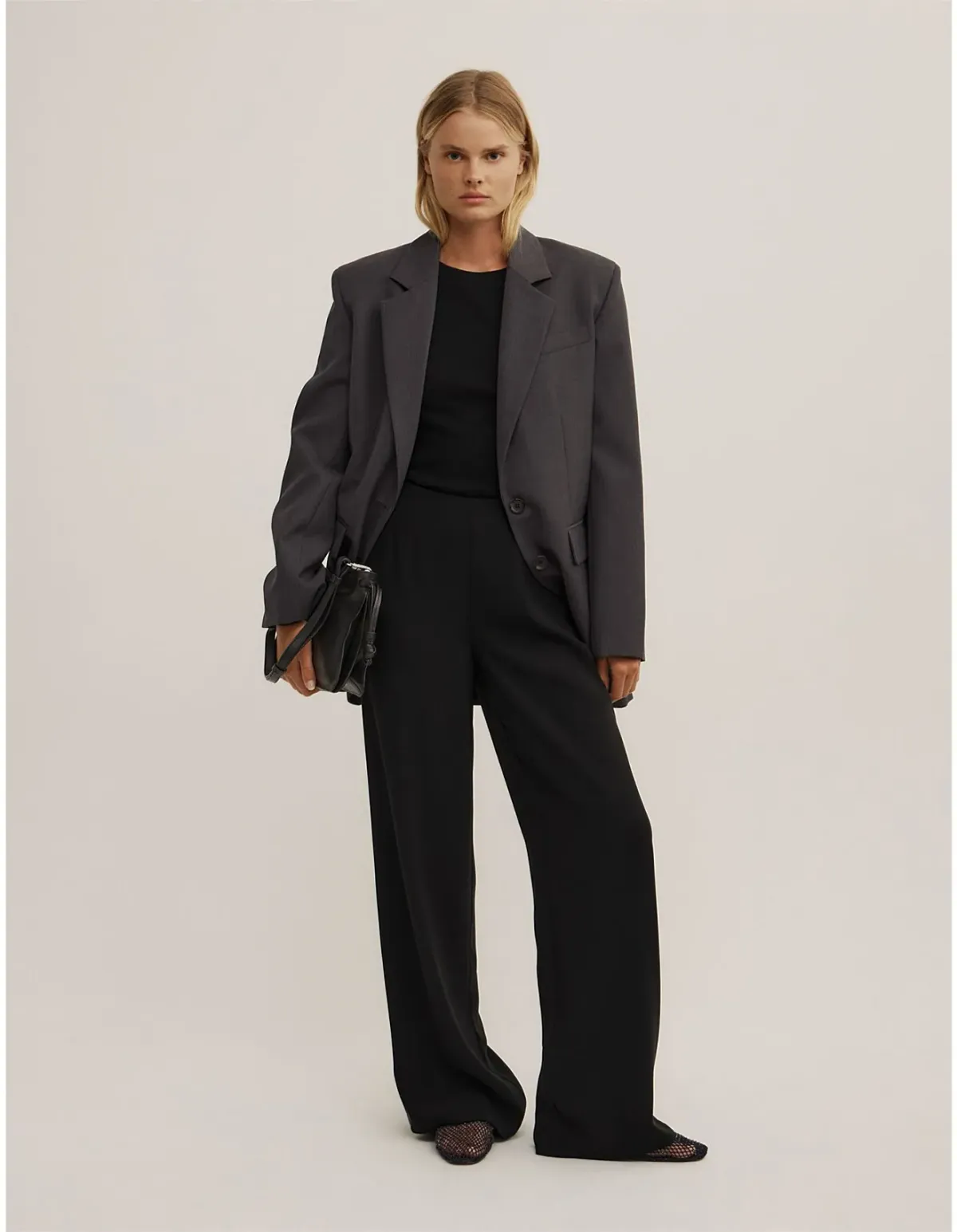 Witchery Crepe Pants Size 18 AU Black - Image 4