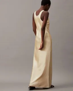 Minimalist Satin Evening Gown | Calvin Klein | Black Tie & Wedding Guest Dress Hire Brisbane for rent on The Volte - image 3