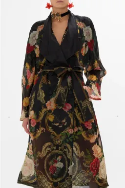 CAMILLA Magic In The Manuscripts Silk Duster | Luxury Resortwear & Event Hire Brisbane for rent on The Volte - image 5