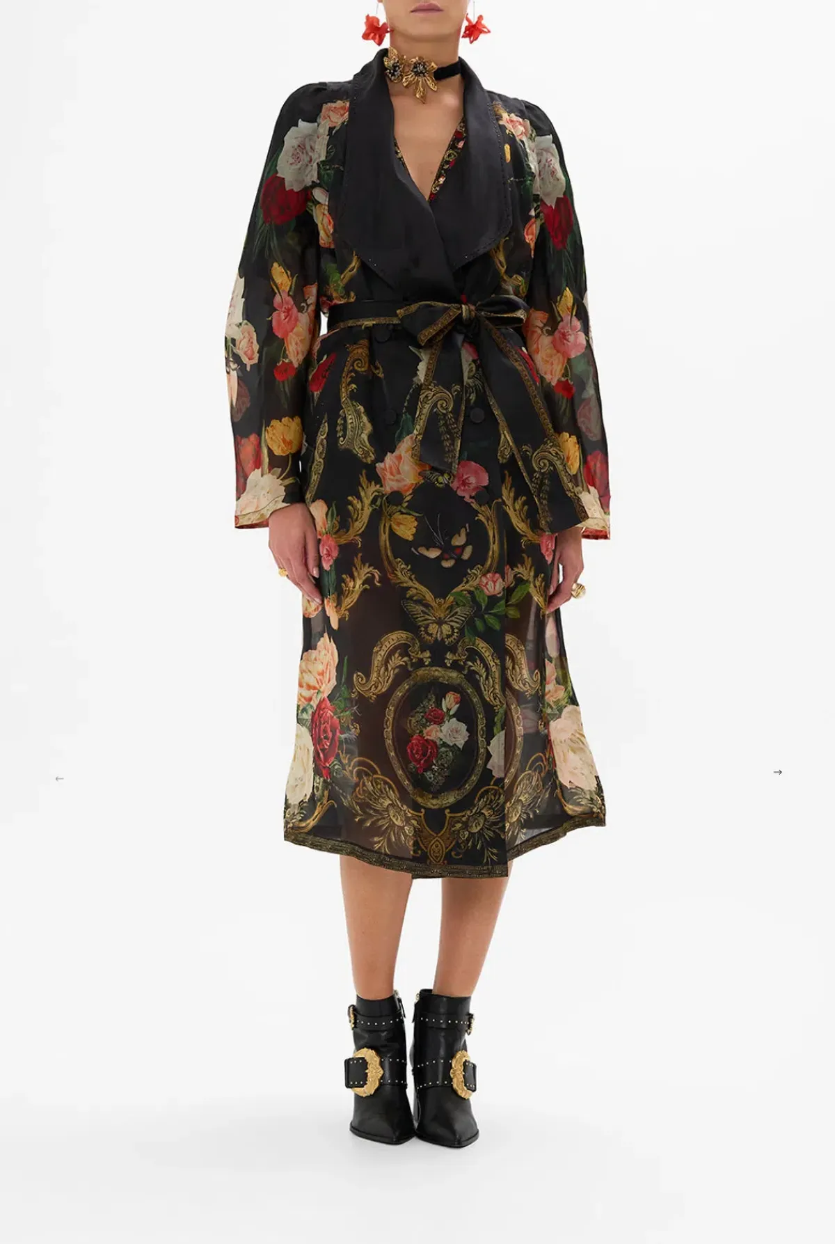 CAMILLA Magic In The Manuscripts Silk Duster | Luxury Resortwear & Event Hire Brisbane - Image 2