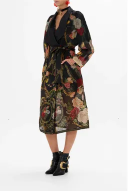 CAMILLA Magic In The Manuscripts Silk Duster | Luxury Resortwear & Event Hire Brisbane for rent on The Volte - image 4