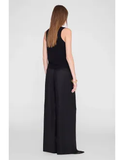 Anine Bing Lou Trouser Black Size 38 FR for rent on The Volte - image 3