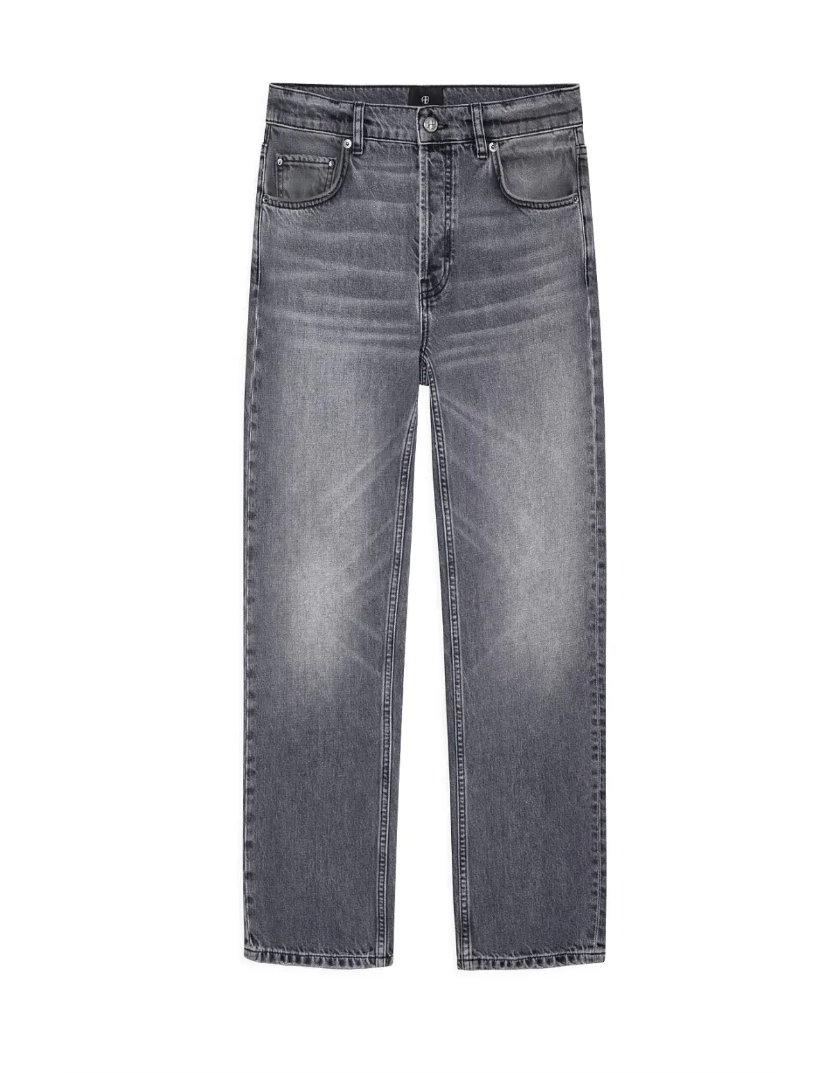 Anine Bing Kate Jean Washed Grey Size 24 - Image 2