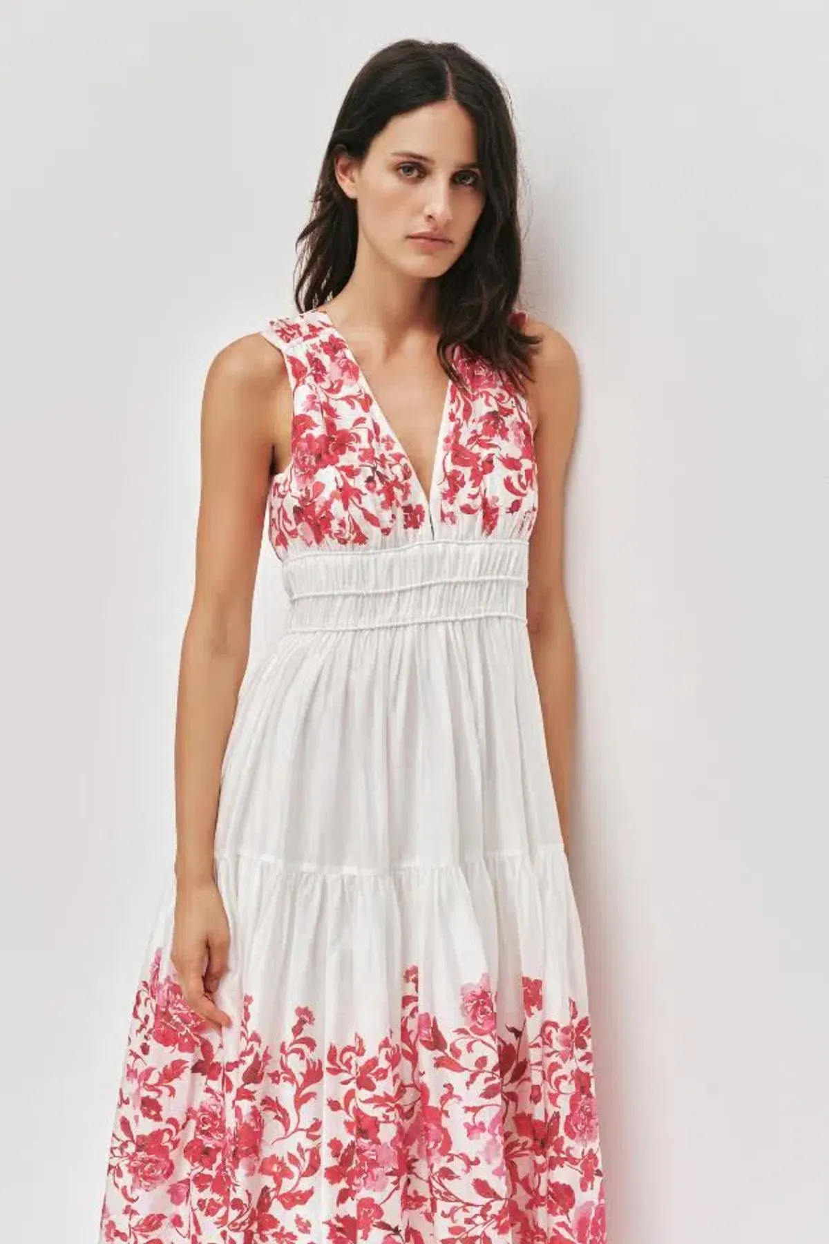 ❤️🌸Brand new AJE Casia Midi Dress - Size 14 - Red & White Floral Outfit 🌸❤️ - Image 4