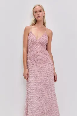 🩷🌸 NEW AJE Amaris Evening Gown – Rosewater Pink – Size 8 Formal Evening Maxi Dress🌸🩷 for rent on The Volte - image 6