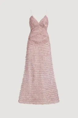 🩷🌸 NEW AJE Amaris Evening Gown – Rosewater Pink – Size 8 Formal Evening Maxi Dress🌸🩷 for rent on The Volte - image 8