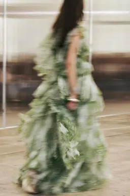 🌿 NEW AJE Westlyn Gown – Olive Native Floral Green – Size 14 Maxi Dress🌿 for rent on The Volte - image 10