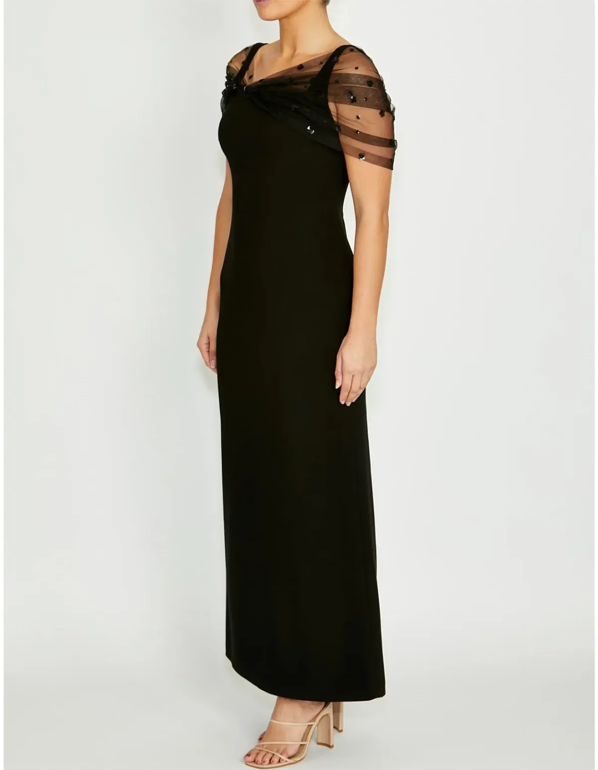 Anthea Crawford Isla Black Gown Size 12 AU - Image 2