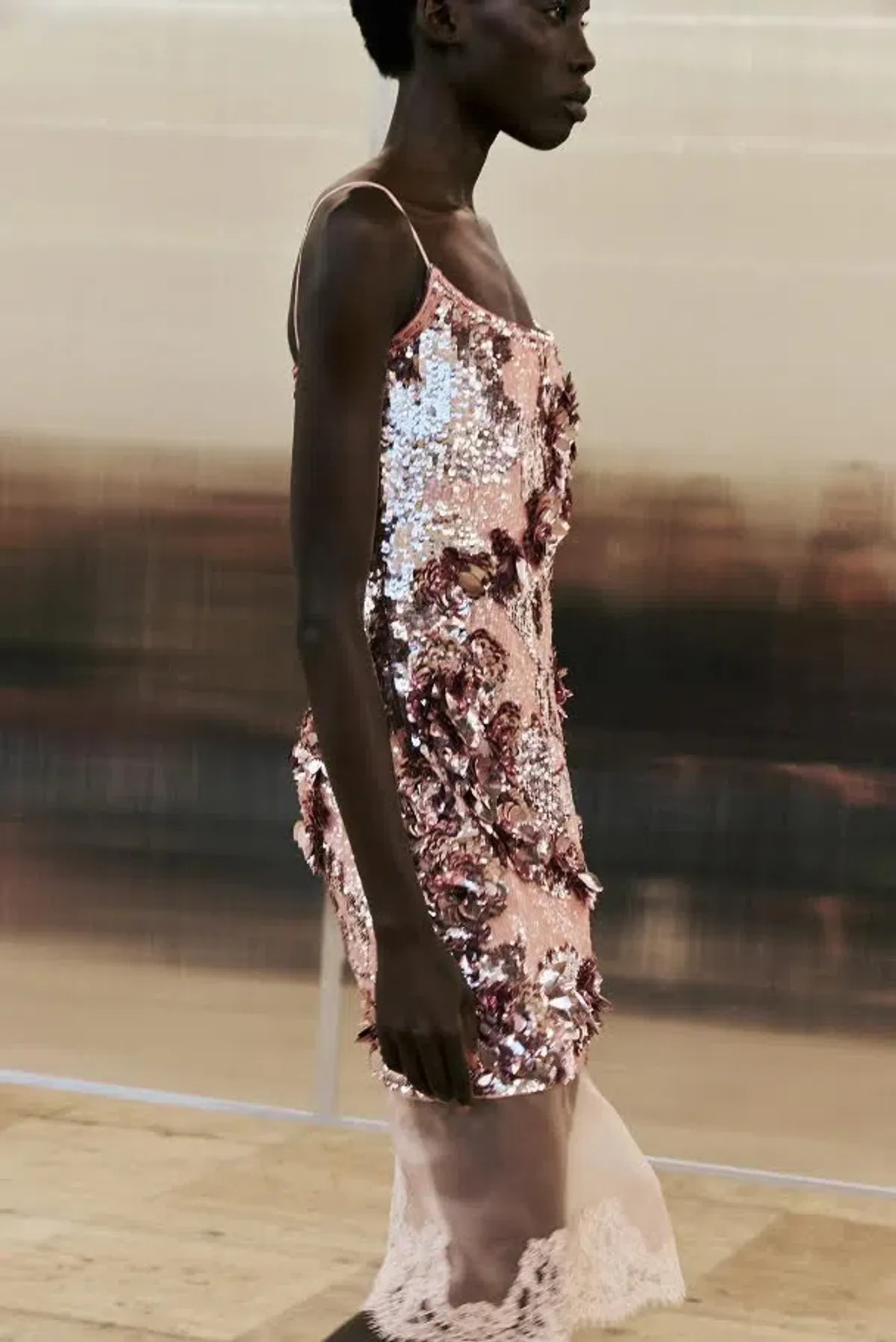 💎🩷  NEW AJE Halo Mini Sequin Dress – Fawn Pink – Size 8 AU 🩷💎 - Image 7