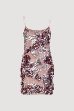 💎🩷  NEW AJE Halo Mini Sequin Dress – Fawn Pink – Size 8 AU 🩷💎 for rent on The Volte - image 4