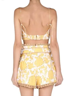 Zimmermann Postcard Bustier Size 0 (AU 8) & Short Size 2 (AU 12) Set for rent on The Volte - image 4