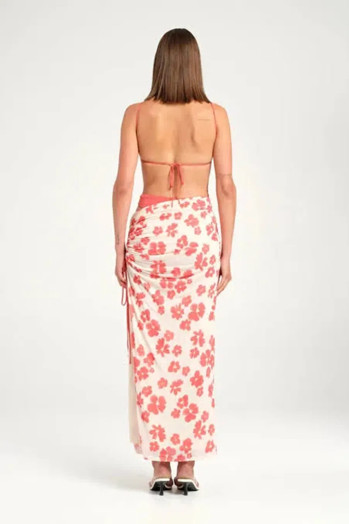 BENNI Miro Maxi Dress In Blushwood | Size AU 8 - Image 2