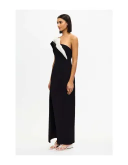 Acler Droxford Maxi Dress; black; size 8 for rent on The Volte - image 4
