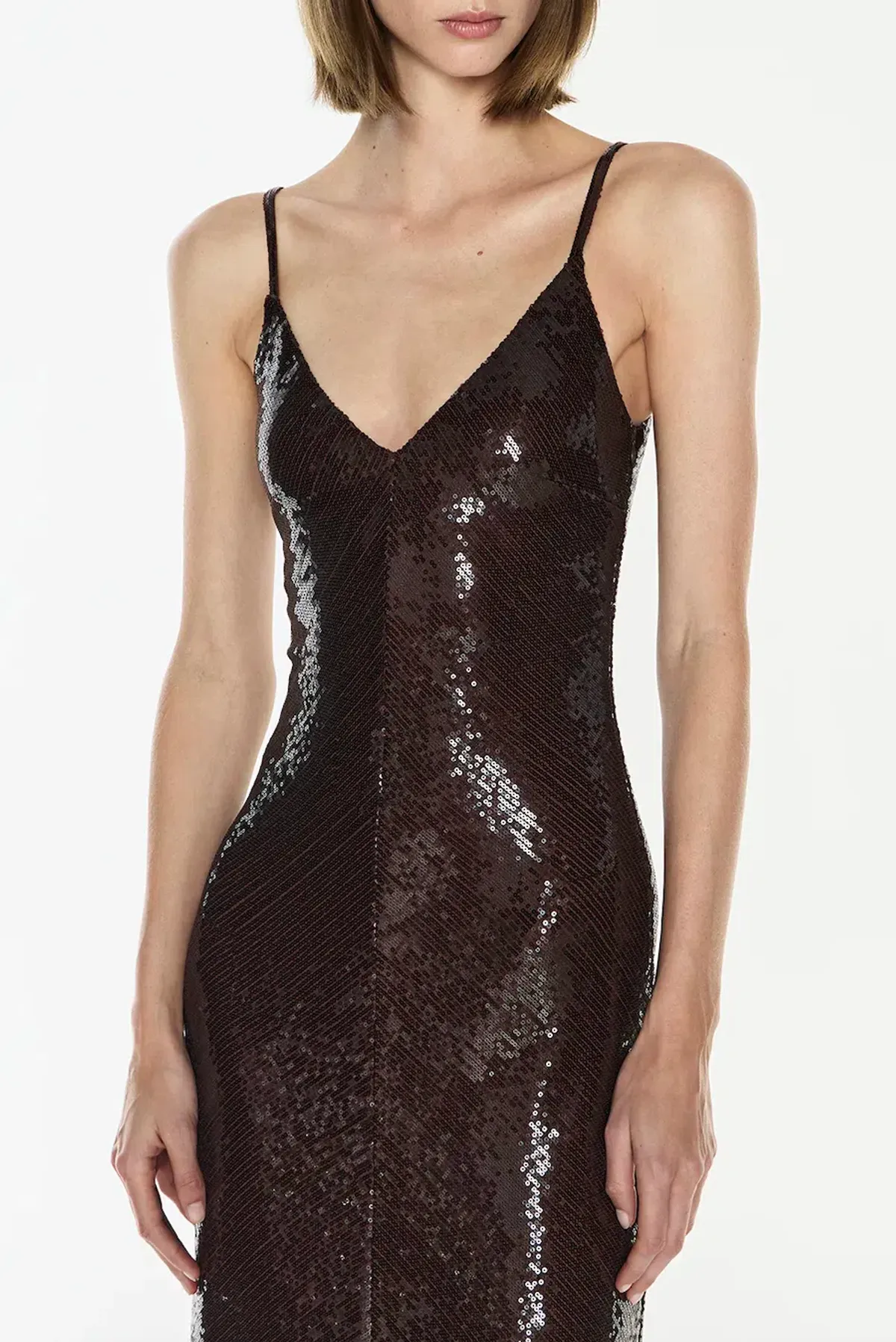 Dream Maker Slip Dress | Espresso - Size 6 - Image 2