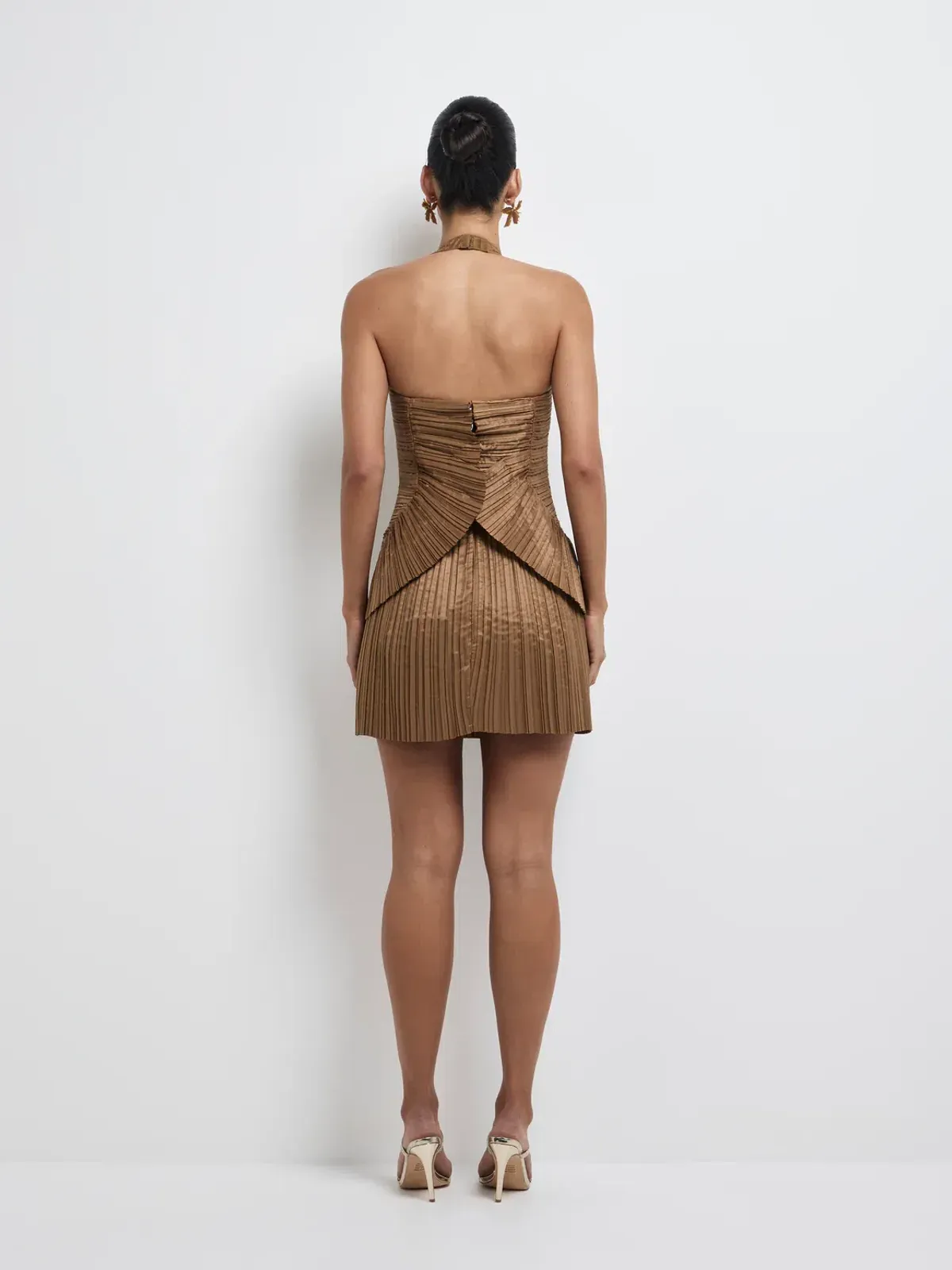 Soraya Pleated Mini Dress - Image 5