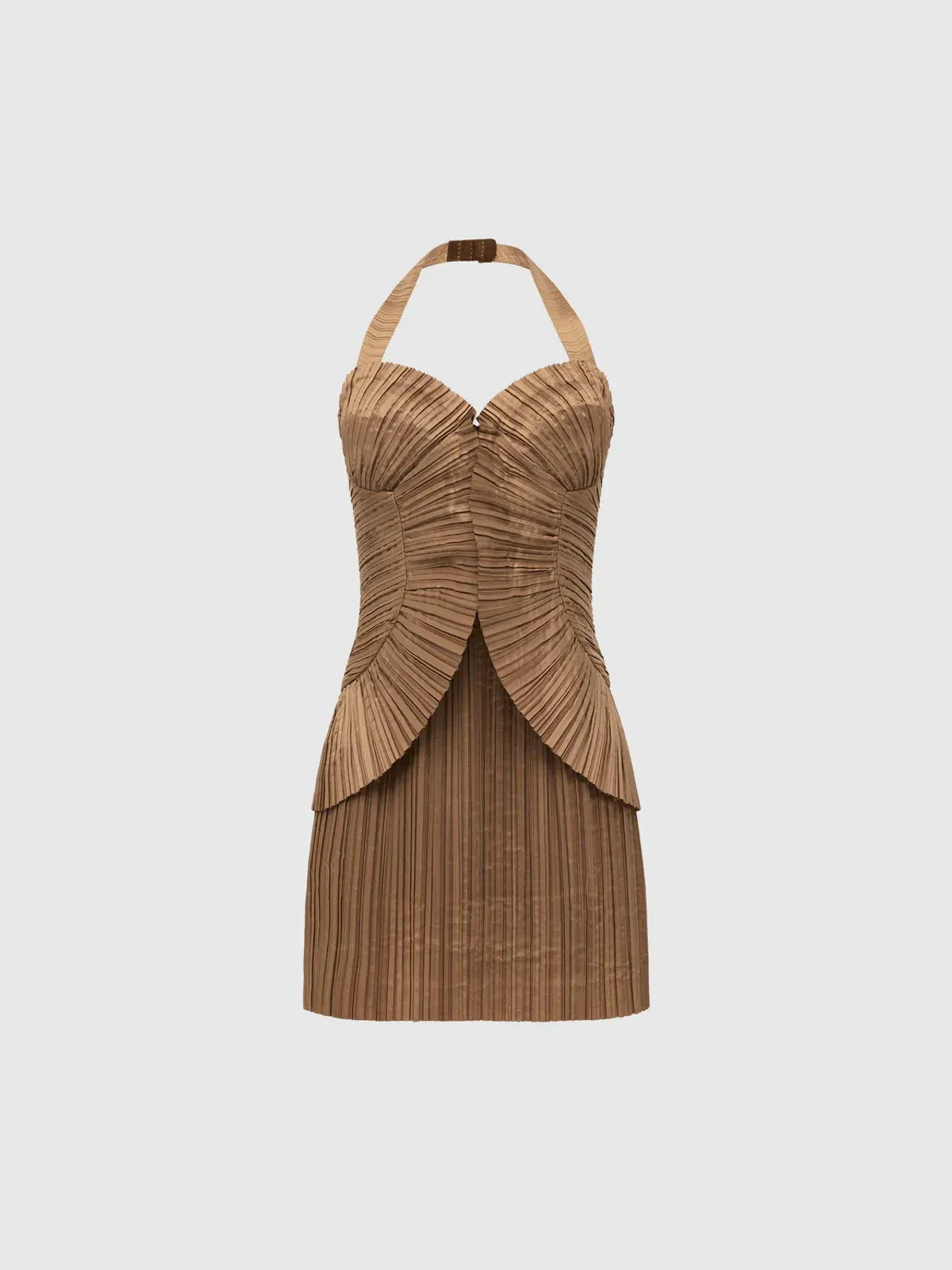 Soraya Pleated Mini Dress - Image 6