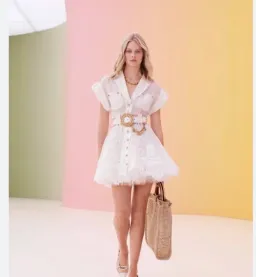 Zimmermann Postcard Mini dress White Size 1/AU 10 for rent on The Volte - image 1