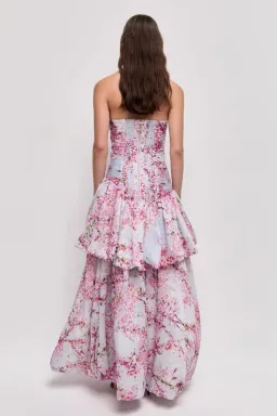 🍒 NEW AJE Ambrose Gown – Cherry Blossom – Size 12 Floral Formal Evening Gown 🍒 for rent on The Volte - image 3