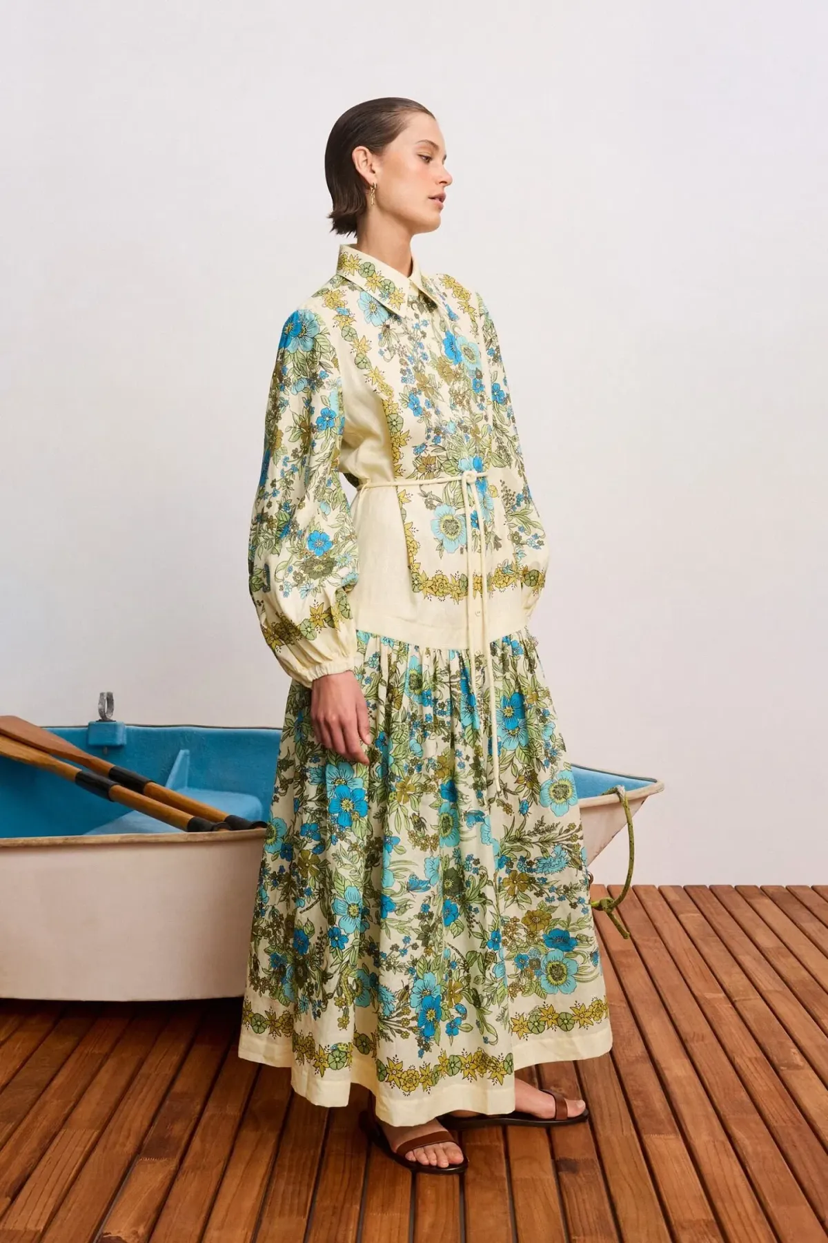 ALEMAIS SOPHIA SHIRTDRESS SIZE 8 - Image 2