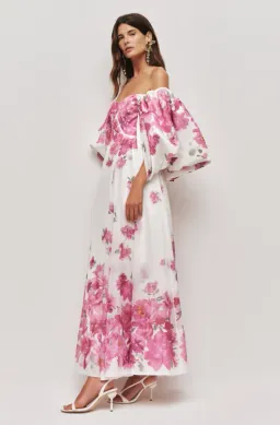 Aje Jardin Gown Rosa Bold Light Size 10 AU for rent on The Volte - image 2