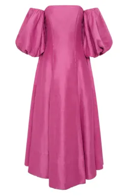Aje Incarnation Midi Dress Magenta Size AU 12  for rent on The Volte - image 5