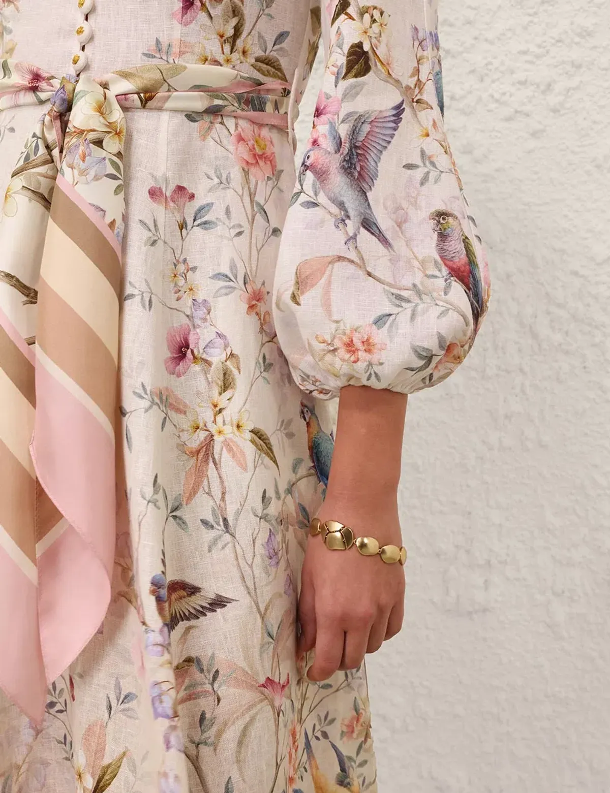 ZIMMERMANN REBELLION BUTTONED MIDI DRESS - Image 5