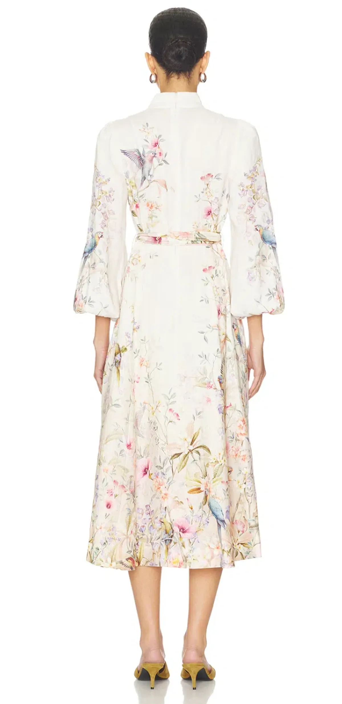 ZIMMERMANN REBELLION BUTTONED MIDI DRESS - Image 4