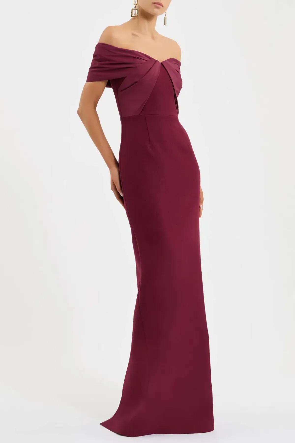 Cava Off The Shoulder Gown by Rebecca Vallance Size 8 - Image 3