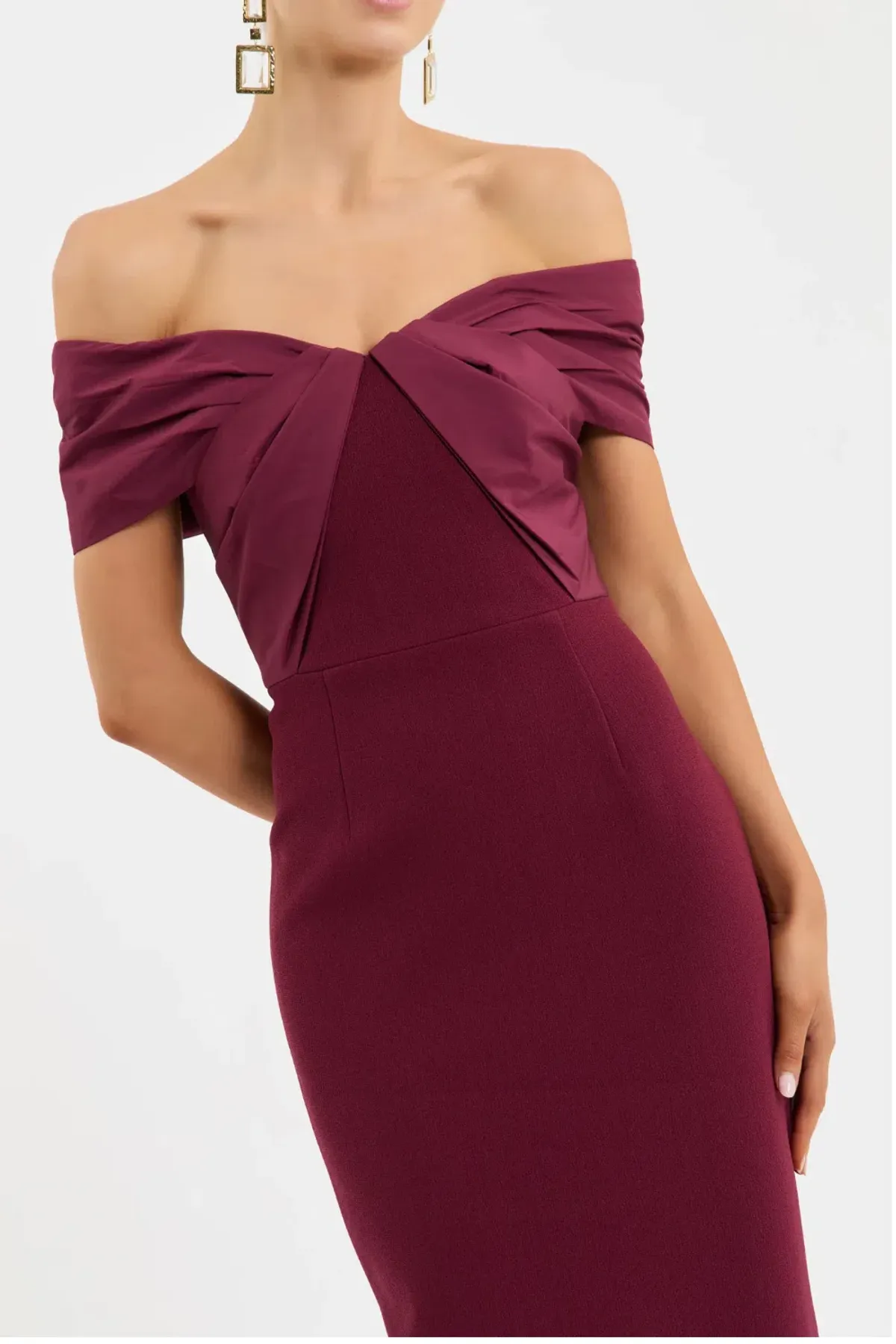 Cava Off The Shoulder Gown by Rebecca Vallance Size 8 - Image 5