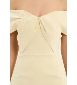 Rebecca Vallance Aubriella Maxi Gown Yellow Size 8 for rent on The Volte - image 3