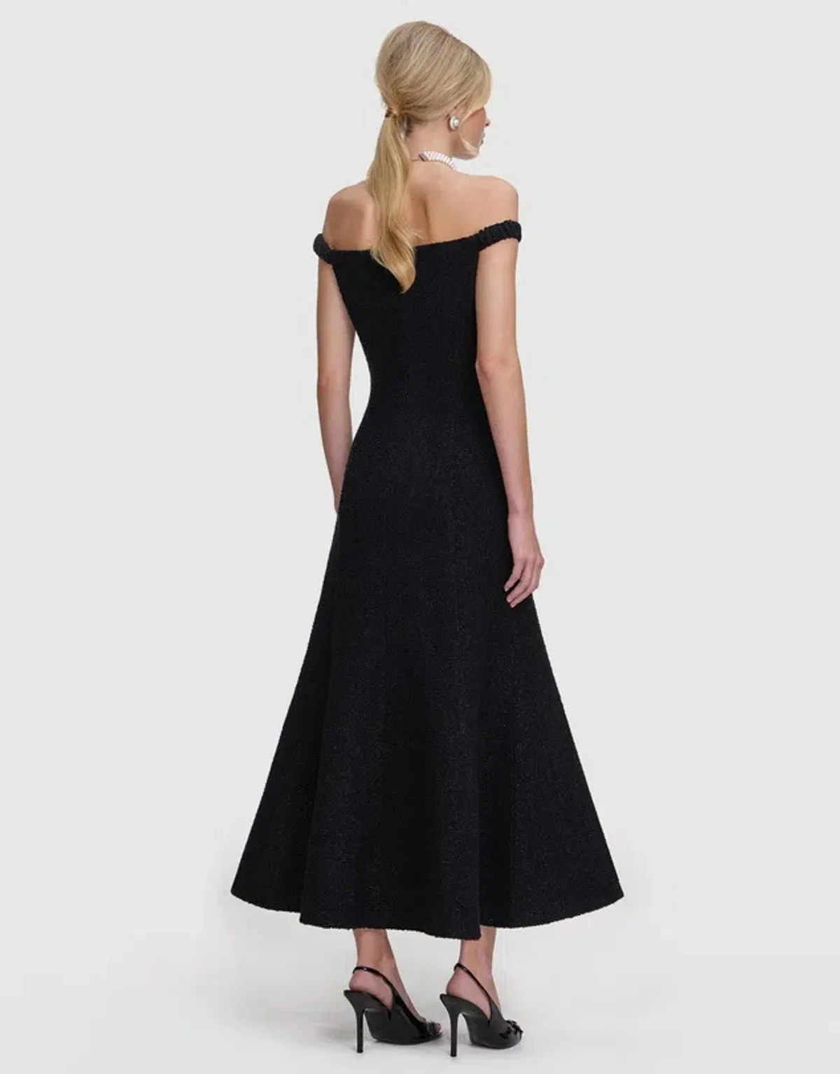 Boucle Midi Dress by Self Portrait Size 8 - Image 3