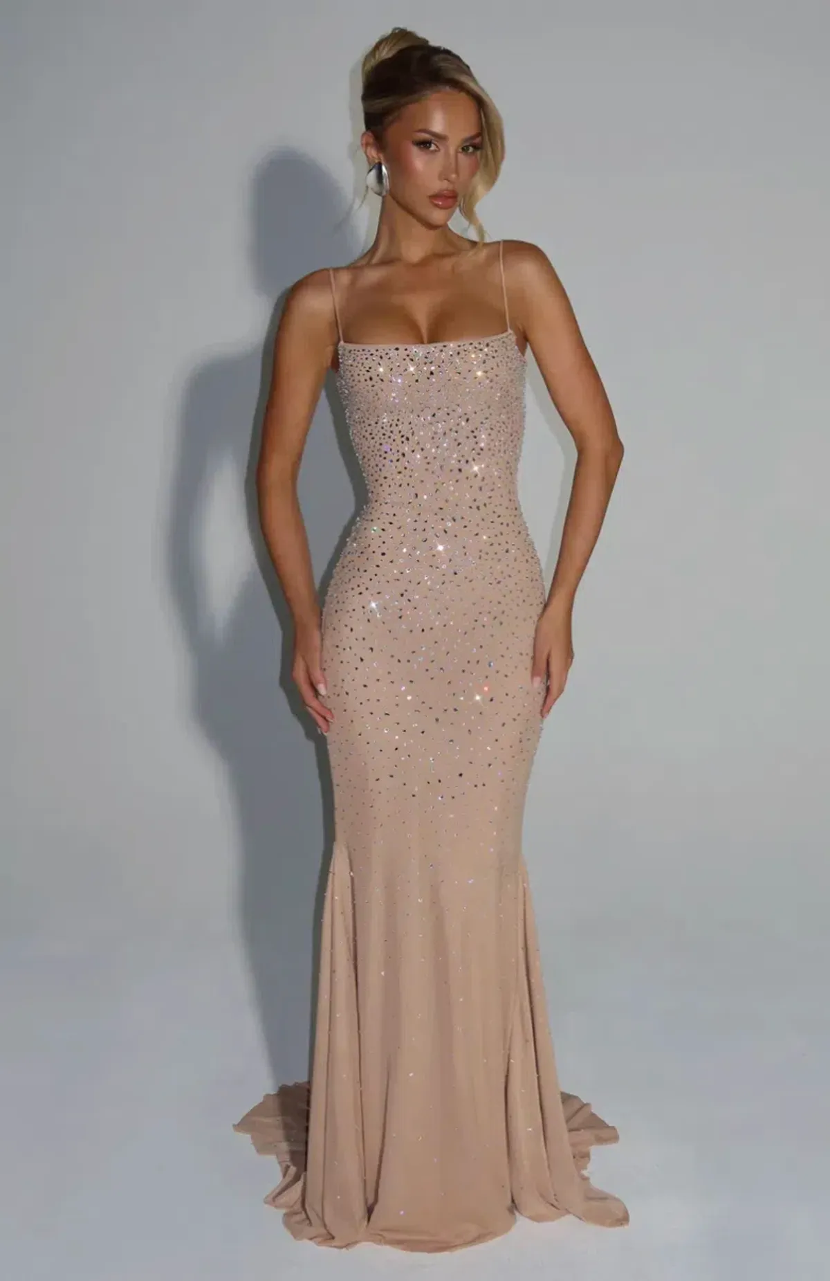 Babyboo - Lorelei Gown - Nude Sparkle Size XS - Image 4
