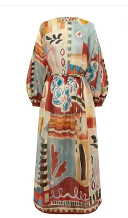 Alemais Michelle Midi Dress Size 14 for rent on The Volte - image 3