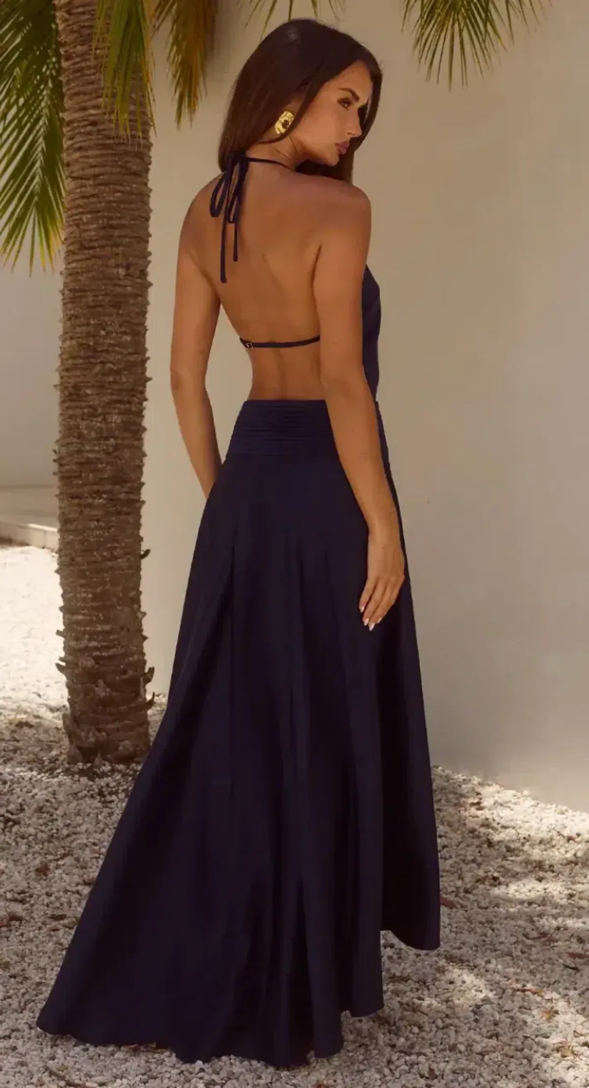 Runaway the Label Amadine Deep Plunge Maxi dress - Image 2