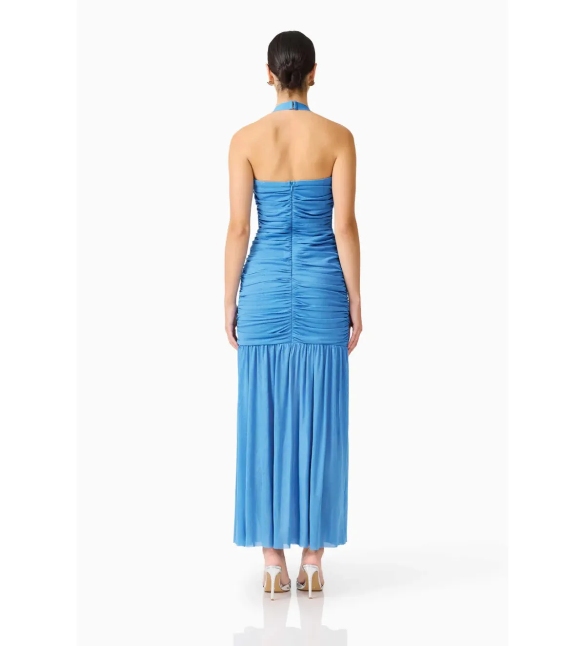 Elliatt Elena Halter Maxi Gown Blue Size S / AU 8 - Image 2