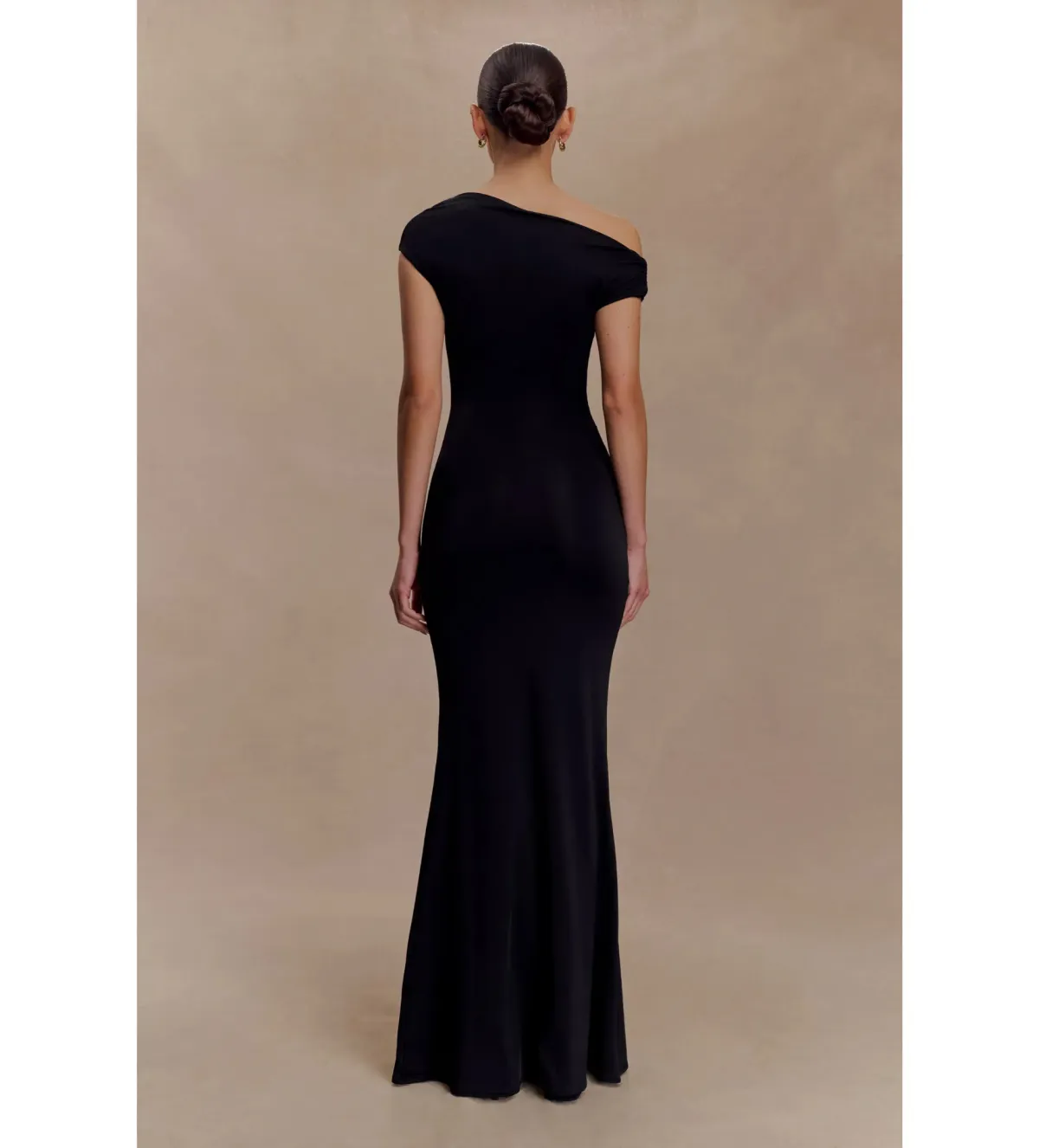 Meshki Kinsley Slinky Maxi Dress With Hardware Black Size S - Image 2