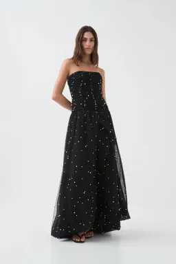 AJE JUNIPER GOWN BLACK / SIZE 8 for rent on The Volte - image 4