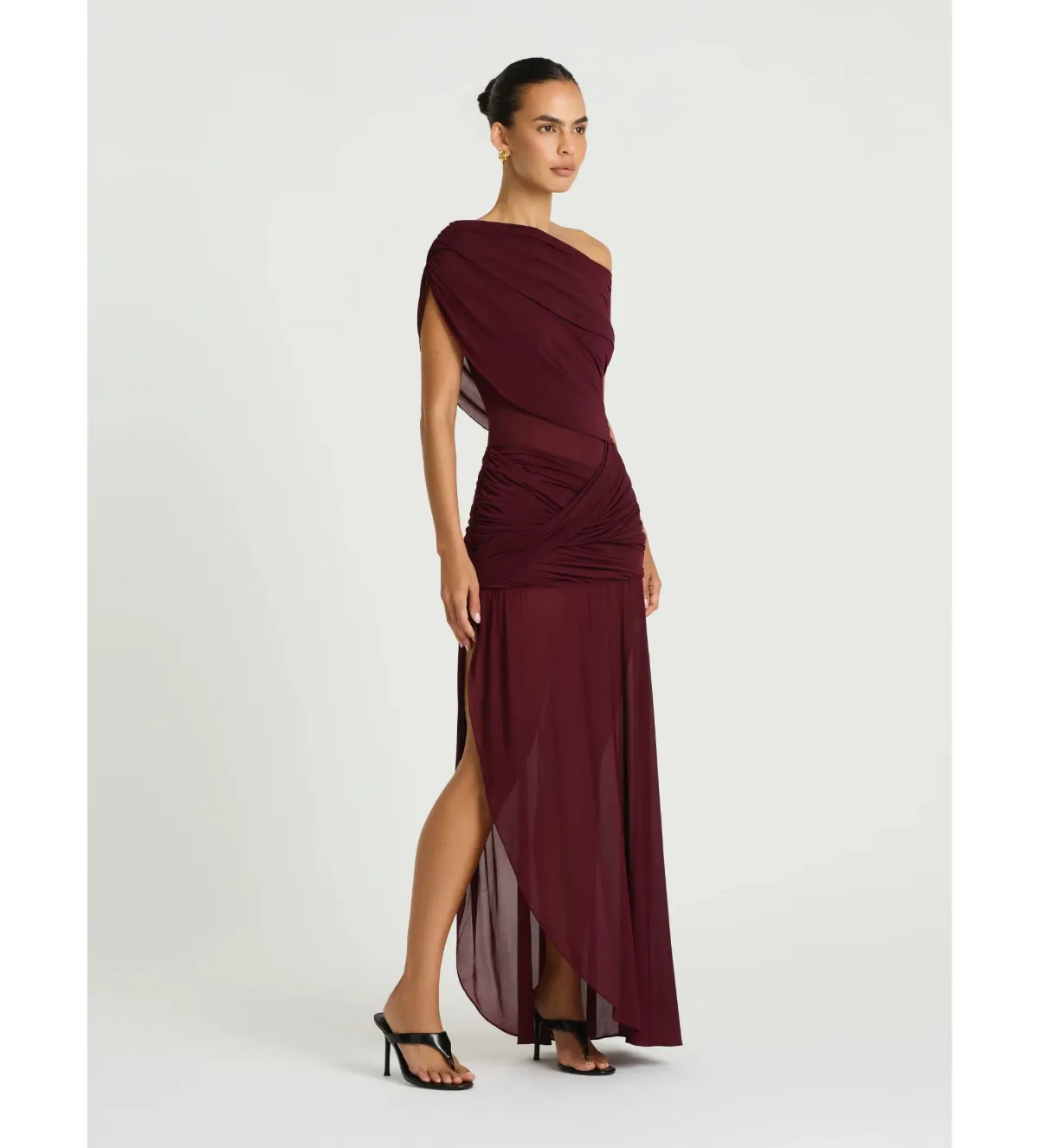 Benni Otto Maxi Dress Plum Size 12 - Image 3