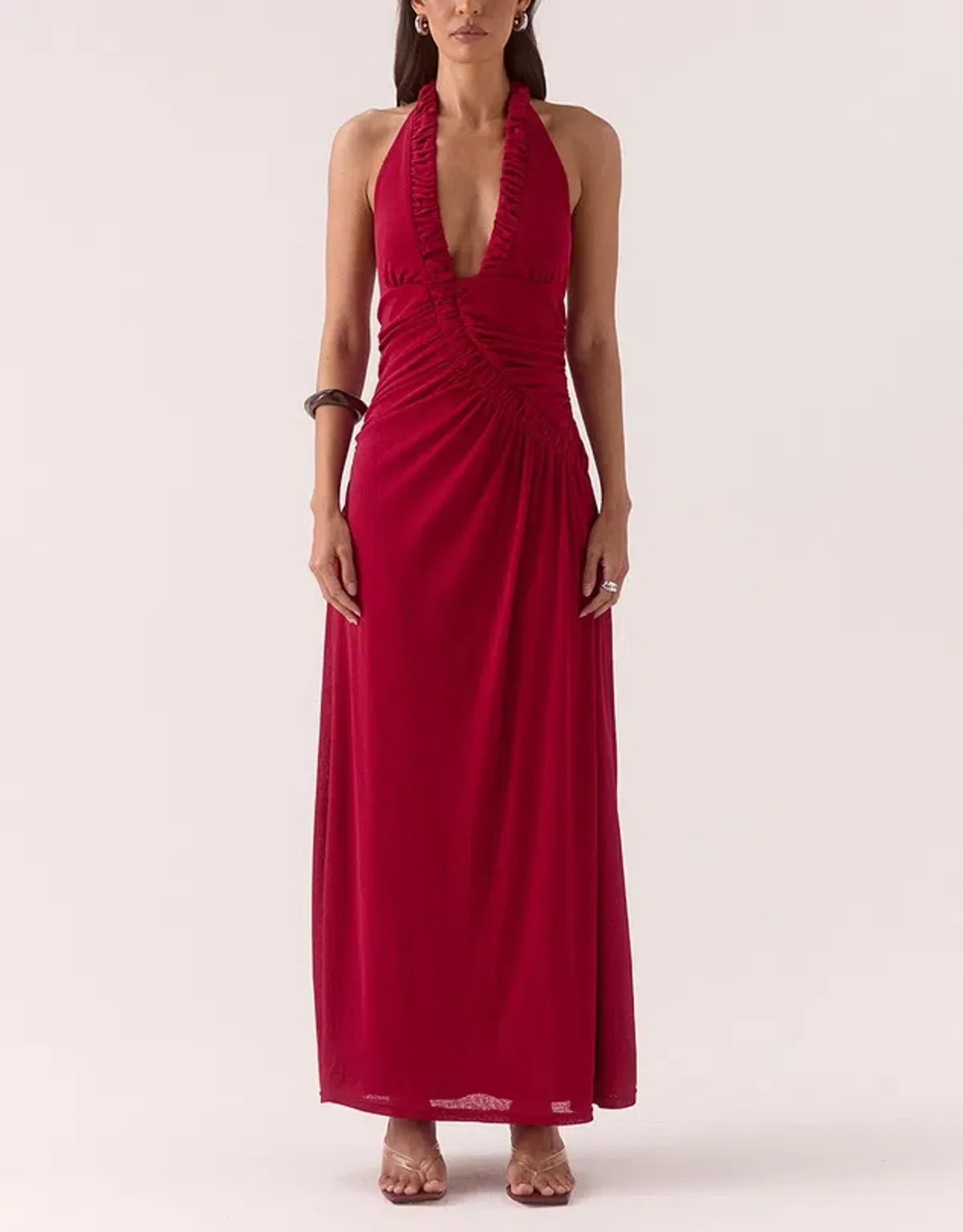 SOVERE STUDIO - Maxi Dress Raspberry Size 6 - Image 1