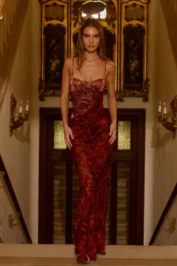 BYDEE VELORA MAXI DRESS IN ROSÉTTA SIZE S / AU 8 for rent on The Volte - image 2