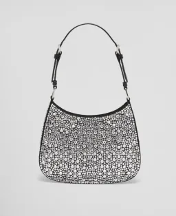 Prada Cleo Satin Bag with Rhinestones for rent on The Volte - image 3