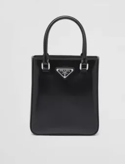 Prada Small Leather Brushed Tote for rent on The Volte - image 1